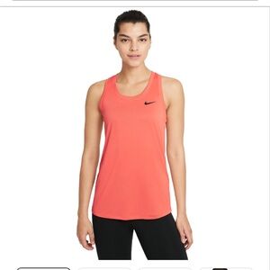 Nike Women‘a Tennis Tank Coral Pink Size Medium